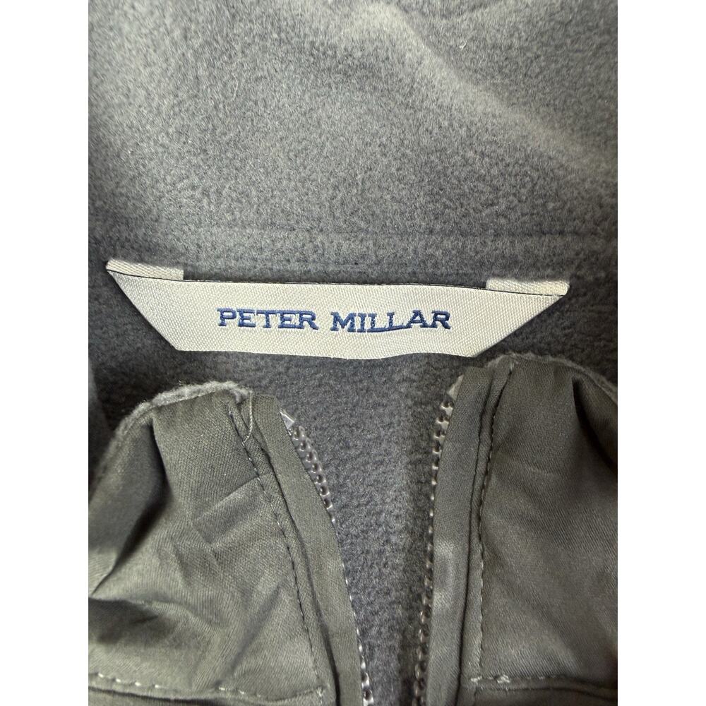 Peter Millar Vail Half Zip Pullover Men’s L Gray Parrish Inspection Co NWT - Picture 4 of 9